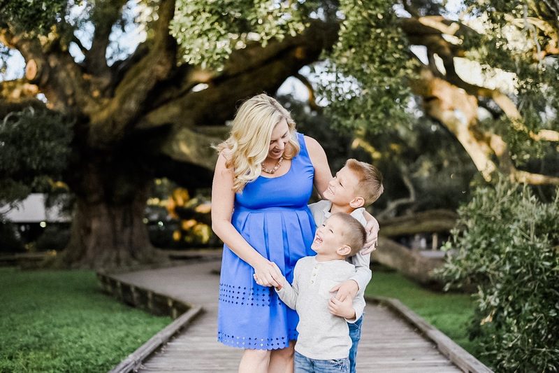 Amanda with her boys